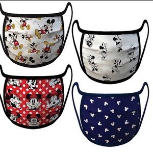 Disney Children's Face Masks 4-Pack, Size M